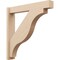Ekena Millwork 6-in W x 36-in D x 36-in H Funston Block Rough Cedar Woodgrain TimberThane Outlooker, Primed Tan OUTUR060X36X36FST44RCPR - alternate 1